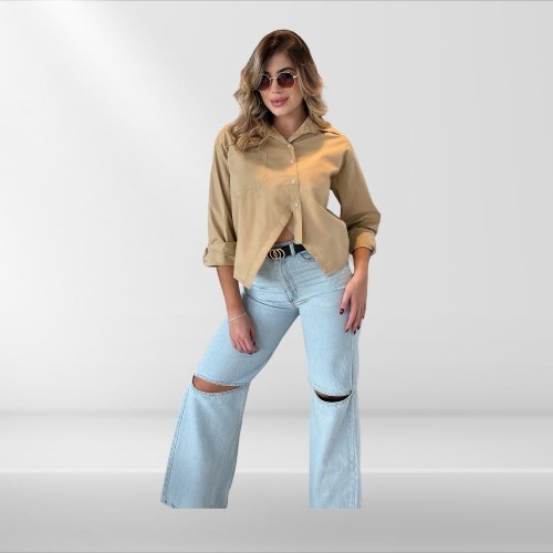 Camisa Noa Marrón